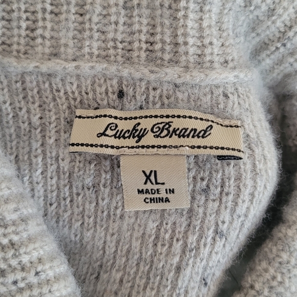 Lucky Brand Sweater | Womens XL | 30% Wool - Picture 7 of 7